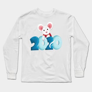 New Year of Rat 2020 Mouse Christmas For Gifts T-Shirt Long Sleeve T-Shirt